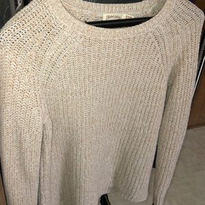 Cream sweater